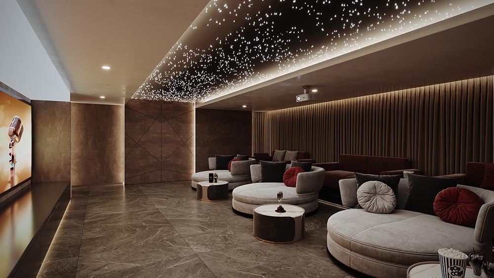 Phòng cinema và karaoke