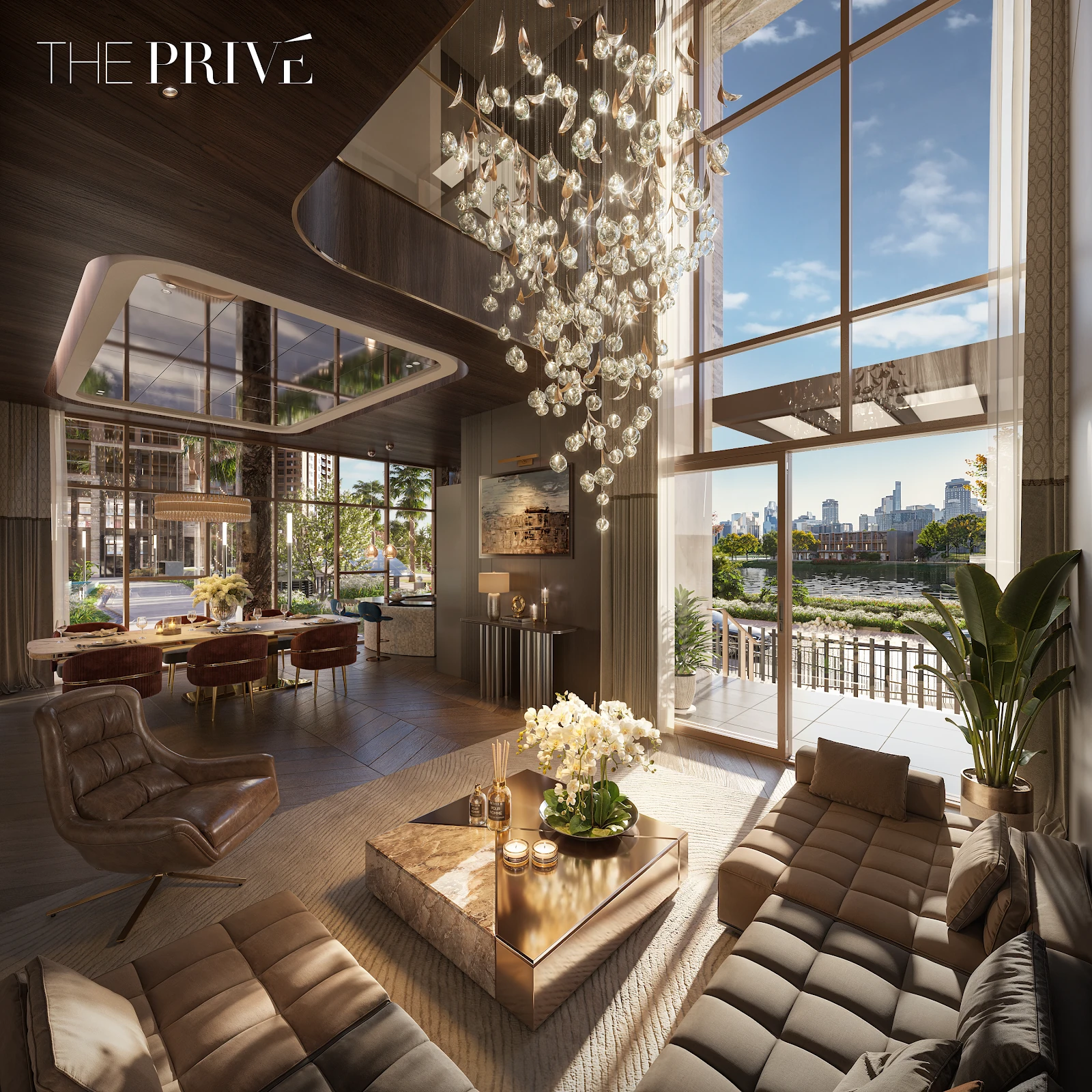 Phối cảnh Garden Duplex
