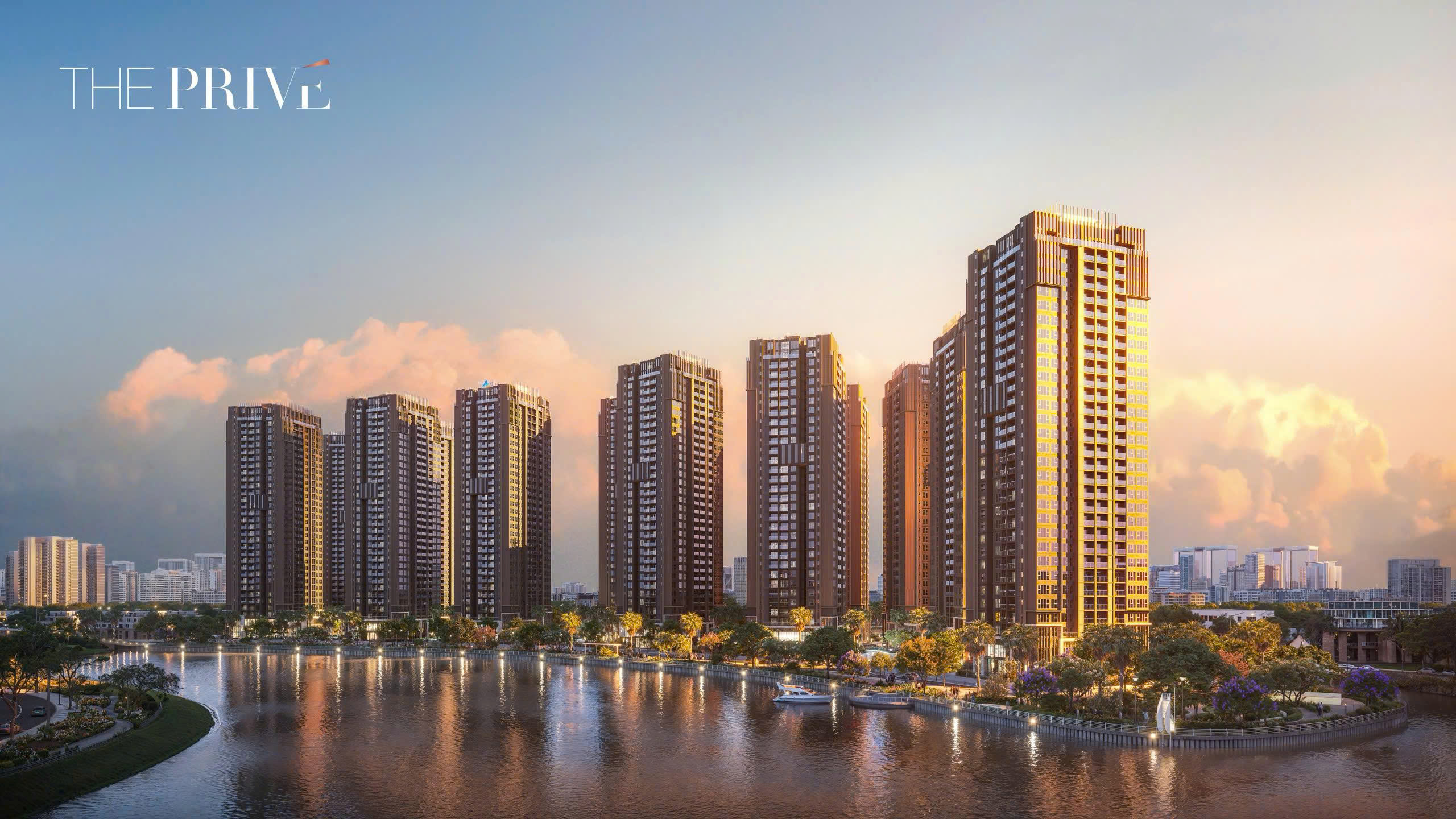 Phối cảnh tổng thể The Privé, minh họa cho Tháp 5